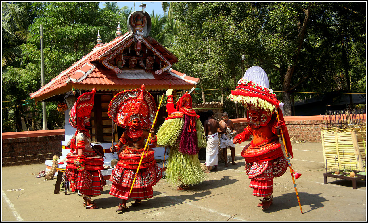 Theyyam Performance Courtyard